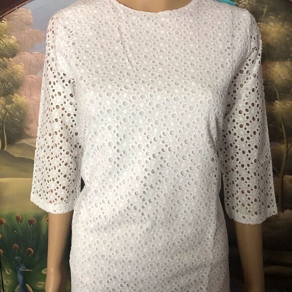 Tracy Negoshian Women’s Eyelet Dress Sz XS NWT - Picture 4 of 9